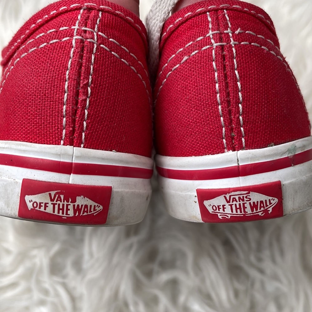 Red Vans - Picture 3 of 4